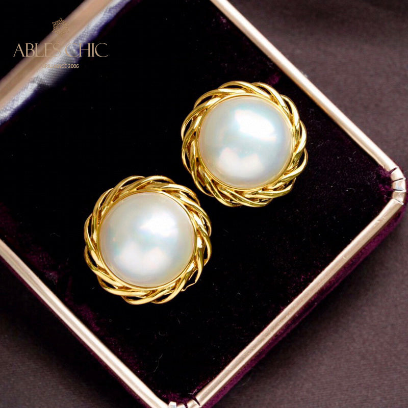 Boucles d'oreilles guirlande de perles Mabe 5906