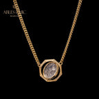 Collier médaillon byzantin Athéna