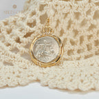 Pendentif de pièce byzantine uniquement
