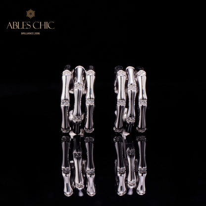 Boucles d'oreilles Noeuds Bambou 5736