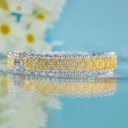 Bracelets en dentelle nid d'abeille 5863