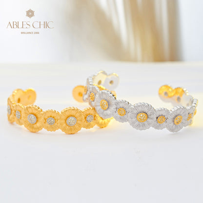 Bracelet fleuri marguerite 5908