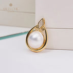 Pendentif Solitaire Perle Mabe 5916