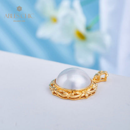 Pendentif en filigrane de perles Mabe 5905