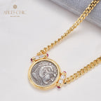 Collier de pièces antiques grecques Zeus 5842