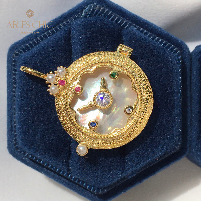 Collier médaillon montre de poche 5788