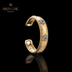Bracelet Soyeux Émeraude Floral 6039