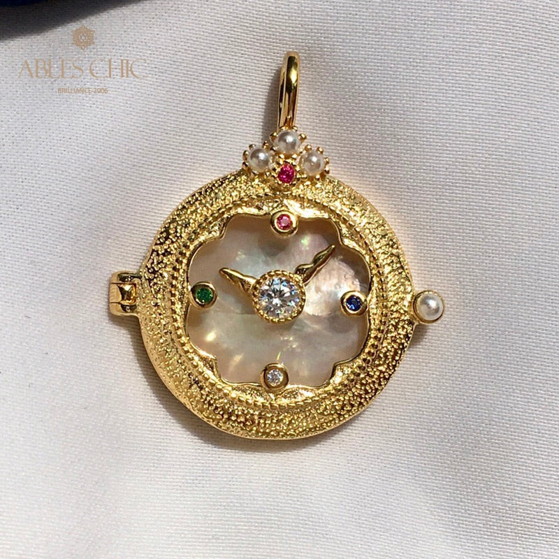 Collier médaillon montre de poche 5788