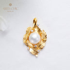 Collier guirlande de feuilles de perles Mabe 5817