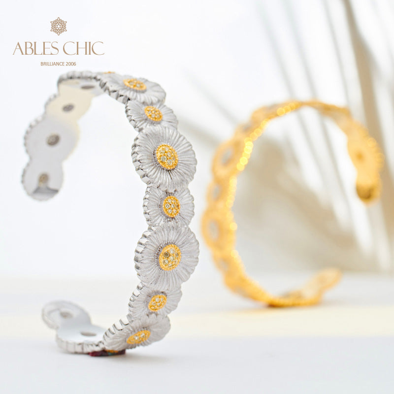 Bracelet fleuri marguerite 5908
