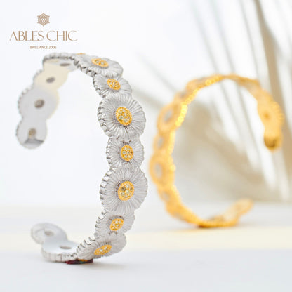 Bracelet fleuri marguerite 5908