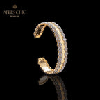 Bracelet ajouré en tissu 6034
