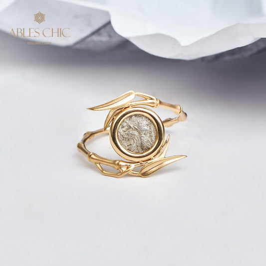 Bague Noeuds Bambou Lion Byzantin