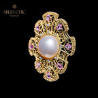 Mabe Pearl Classic Fretwork Pendentif 6006