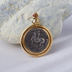 Collier de pièces de monnaie romaines antiques 5780
