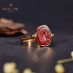 Bague médaillon sceau byzantin