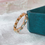 Bague pile aigue-marine 6042