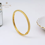 Bracelet jonc ovale soyeux 5345