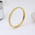 Bracelet jonc ovale soyeux 5345
