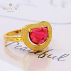 Bague Zircon Pomme Brossée 5190