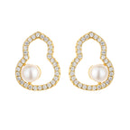 Boucles d'oreilles Gourde en Perles d'Eau Douce PE1016