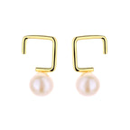 Boucles d'oreilles en fil de perles d'eau douce PE1051