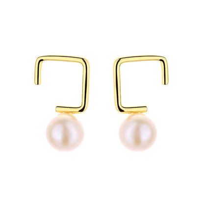 Boucles d'oreilles en fil de perles d'eau douce PE1051