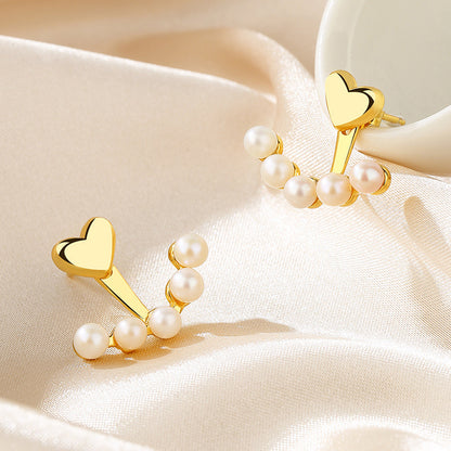 Boucles d'oreilles détachables en perles d'eau douce PE1032