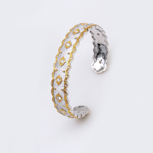 Bracelet Fretworks en Tissu Soyeux 5433