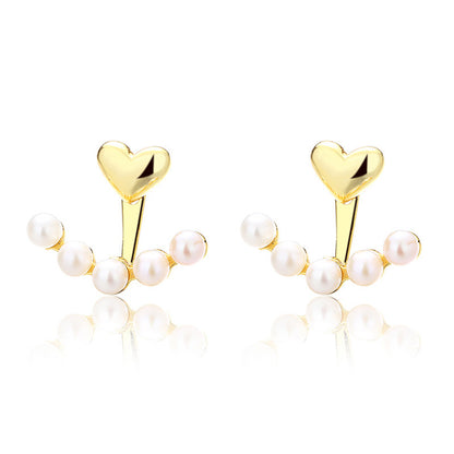 Boucles d'oreilles détachables en perles d'eau douce PE1032