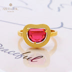 Bague Zircon Pomme Brossée 5190
