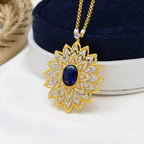 Collier en filigrane en forme de larme de dentelle 5667